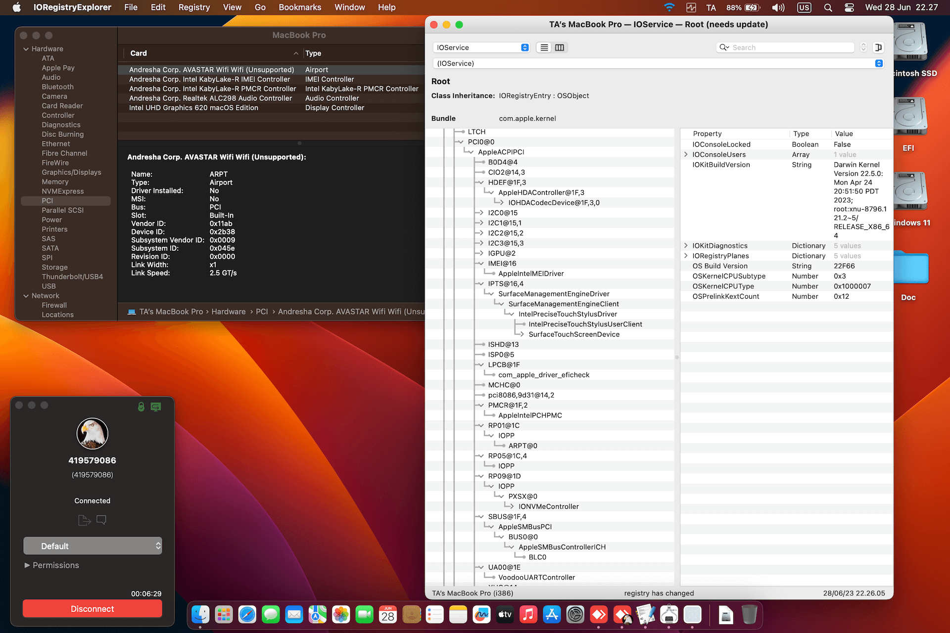 Microsoft Surface Book 2 [KabyLake R   Intel UHD 620 + I2C]   OpenCore 1